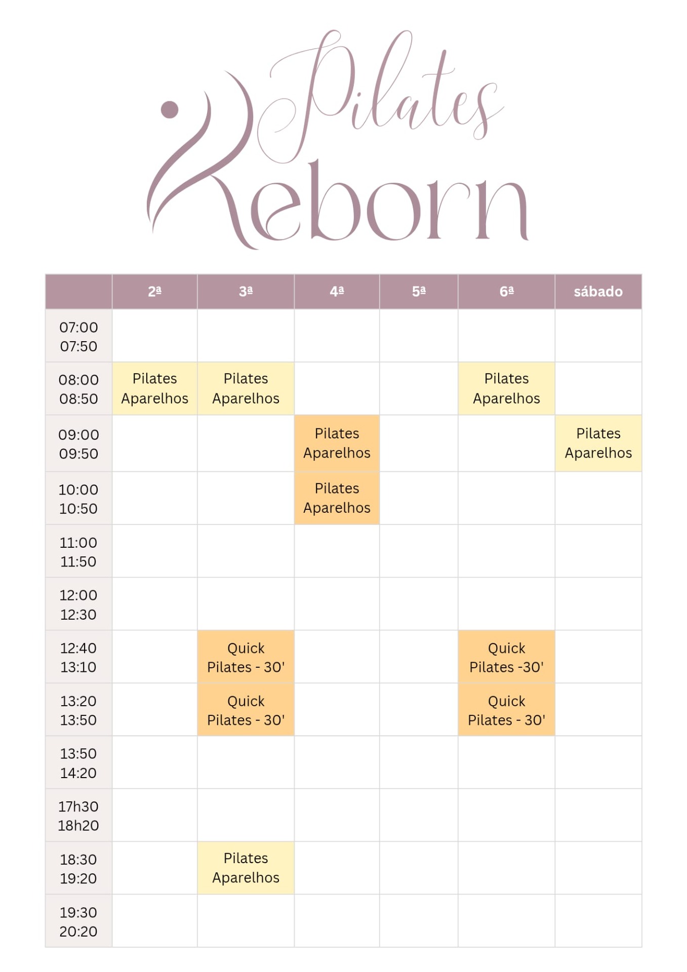 O estúdio convida a descobrir o poder do movimento consciente através de sessões especializadas em Pilates Reformer e Wunda Chair. De forma a garantir um acompanhamento próximo e de elevada qualidade, todas as turmas têm um limite máximo de 6 pessoas. 